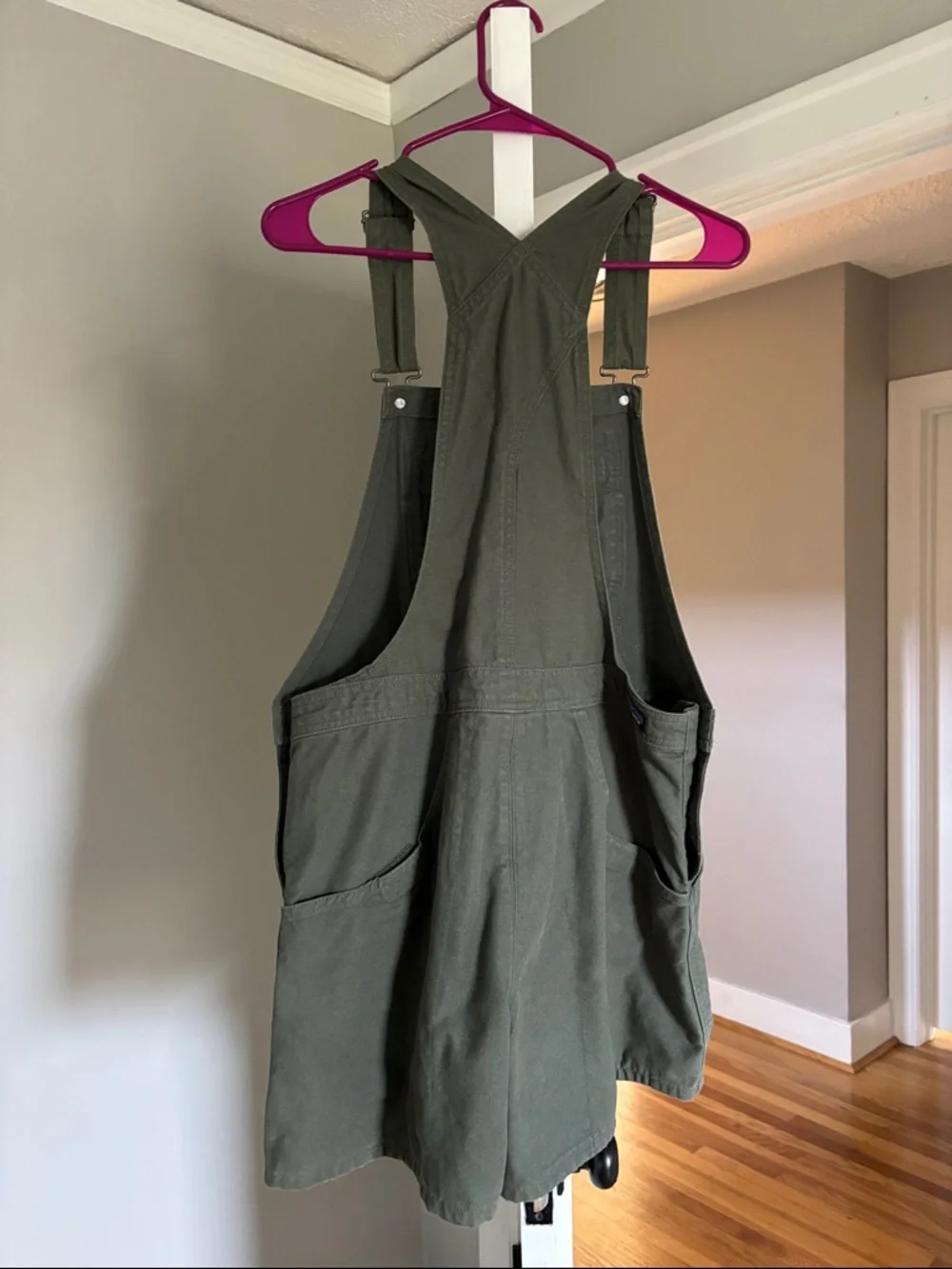 Patagonia Olive Green Short Overalls - Picture 2 of 6